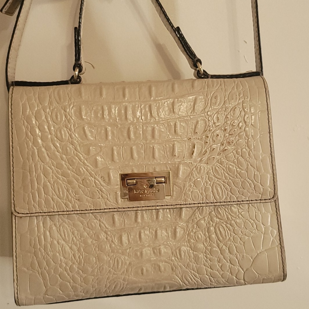 Kate Spade Cros Embossed Satchel